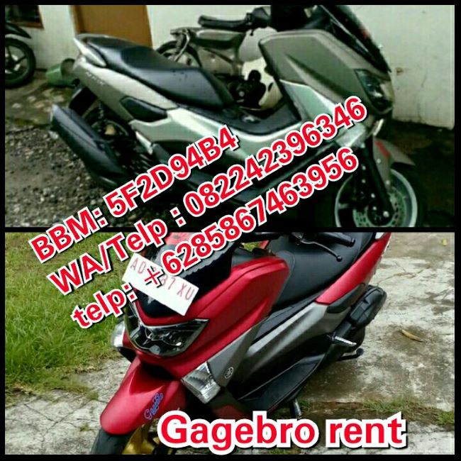 Gagebro Rent Sewa Motor Solo - Photo by Facebook