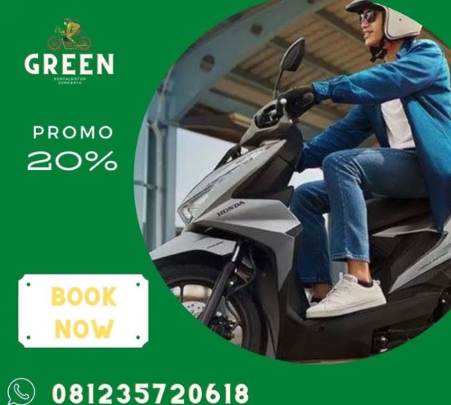 Green Rental Sewa Motor Surabaya - Photo by Instagram