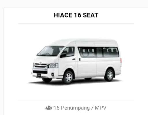 10 Rental Sewa Hiace Semarang Harga Murah Mulai 900.000, Untuk Ke Jogja Jakarta Surabaya Atau Bali (TIDAK Lepas Kunci)