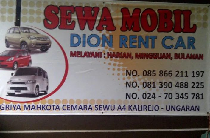10 Rental Mobil Ungaran, No 1 Sewa Lepas Kunci Harga Murah Mulai 250.000