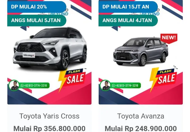 10 Dealer Toyota Denpasar, Harga DP Rp.14.000.000