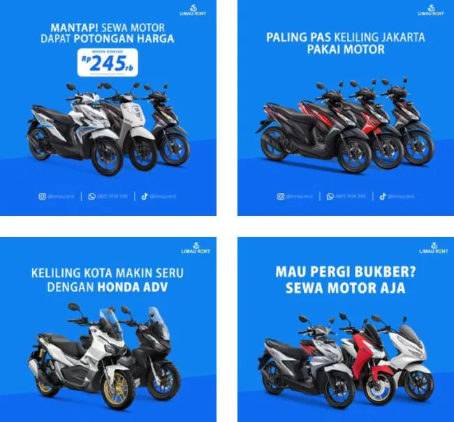 Limau Rent Car & Motorbike Scooter Trail Sewa Motor Jakarta Selatan - Photo by Official Instagram