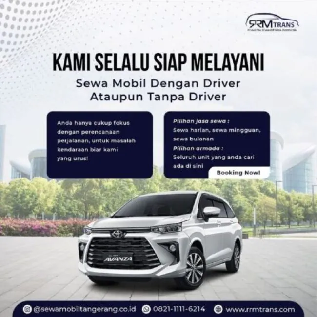 RRM Trans Rental Mobil Serpong - Photo by Official Site