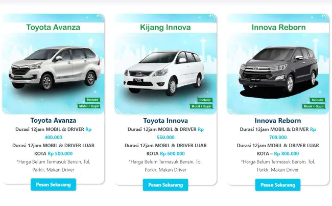 Armada Rental Mobil Kebon Jeruk - Photo by Official Site