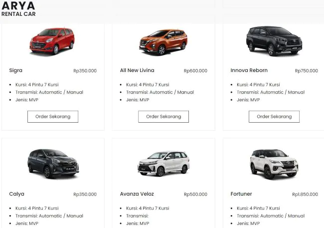 Arya Rental Mobil Kebon Jeruk - Photo by Official Site