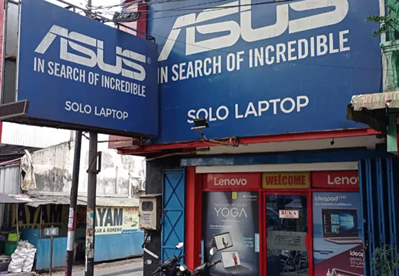 Toko Laptop Solo Terlengkap dan Terbesar, Harga Jual Murah Mulai 650ribu.