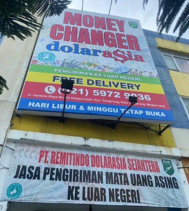 Dolarasia Money Changer Tangerang - Photo by Google