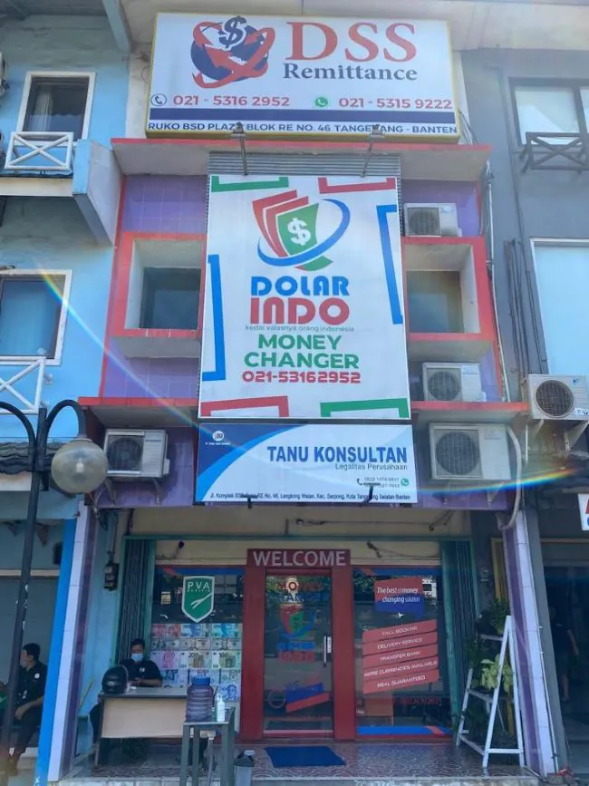 Dolarindo Money Changer Tangerang - Photo by Google