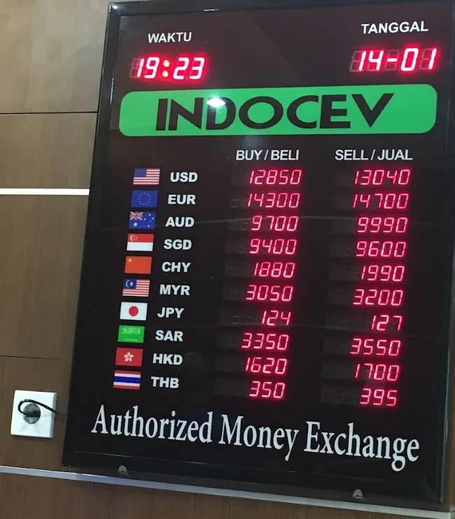 Indocev Money Changer Central Park - Photo by Google