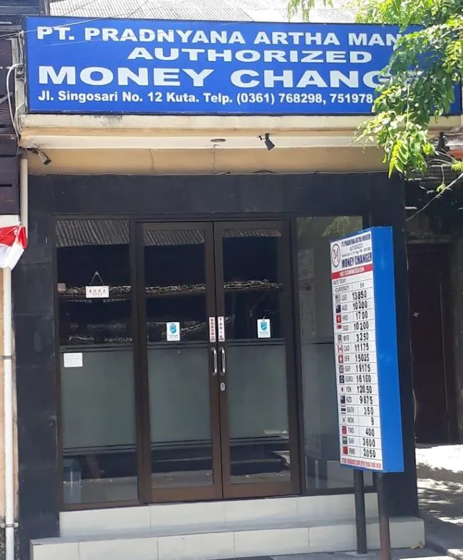 PAM Money Changer Bali - Photo by Google