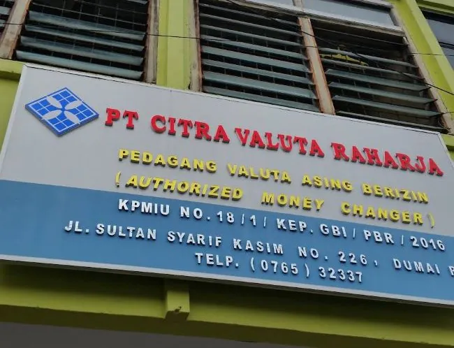 PT. Citra Valuta Raharja Money Changer Pekanbaru - Photo by Google