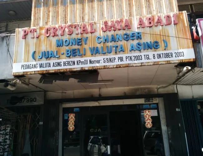 Crystal Jaya Abadi Money Changer Pontianak - Photo by Google