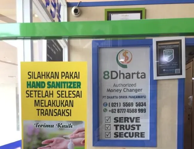 Dharta Money Changer Gading Serpong - Photo by Google