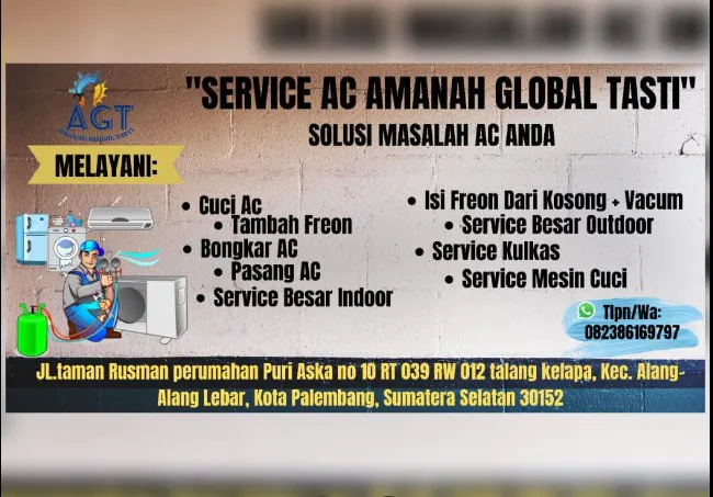 10 Jasa Service AC Palembang Terbaik dan Termurah, Harga 30K